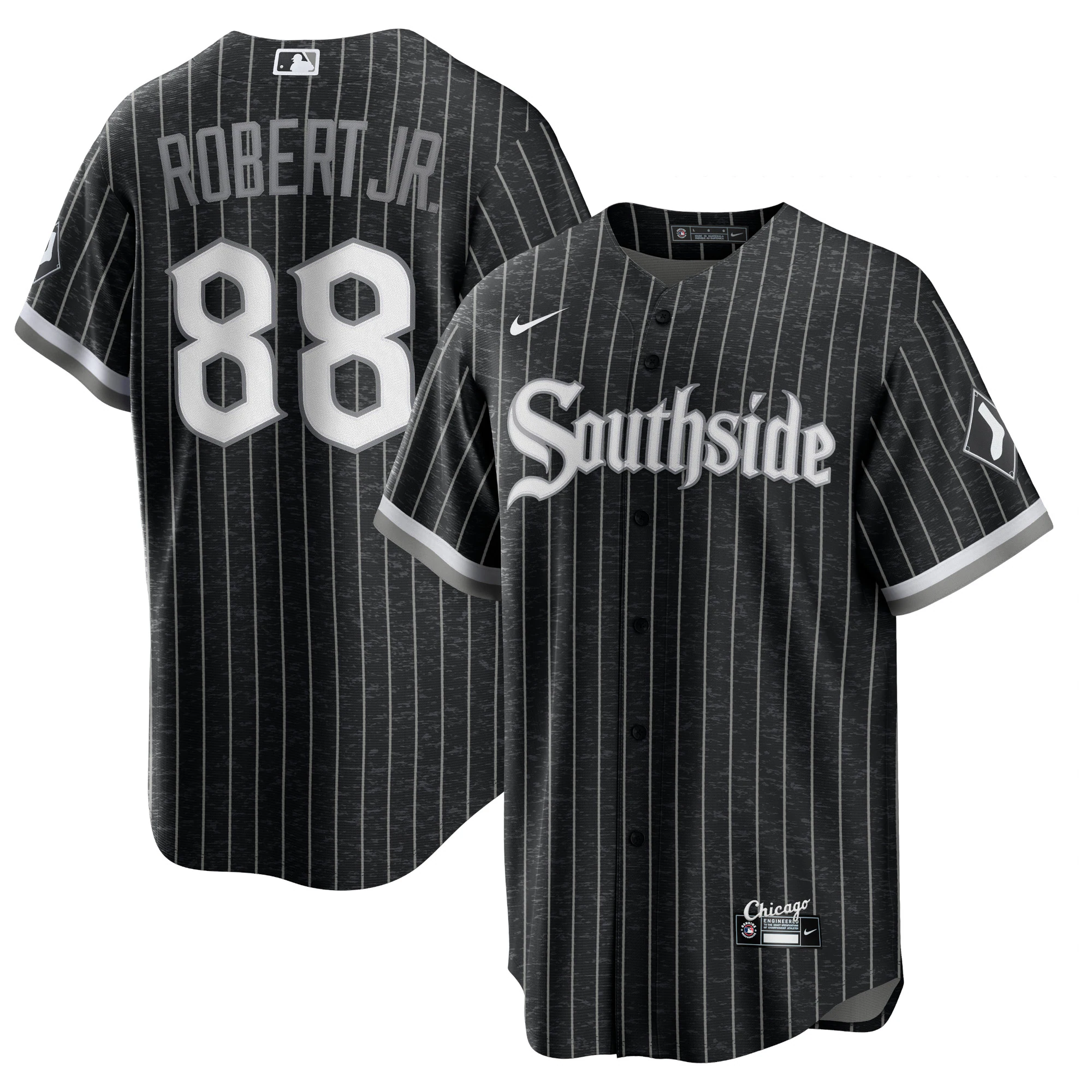 Luis Robert Chicago White Sox City Connect Replica Player Jersey - Black
