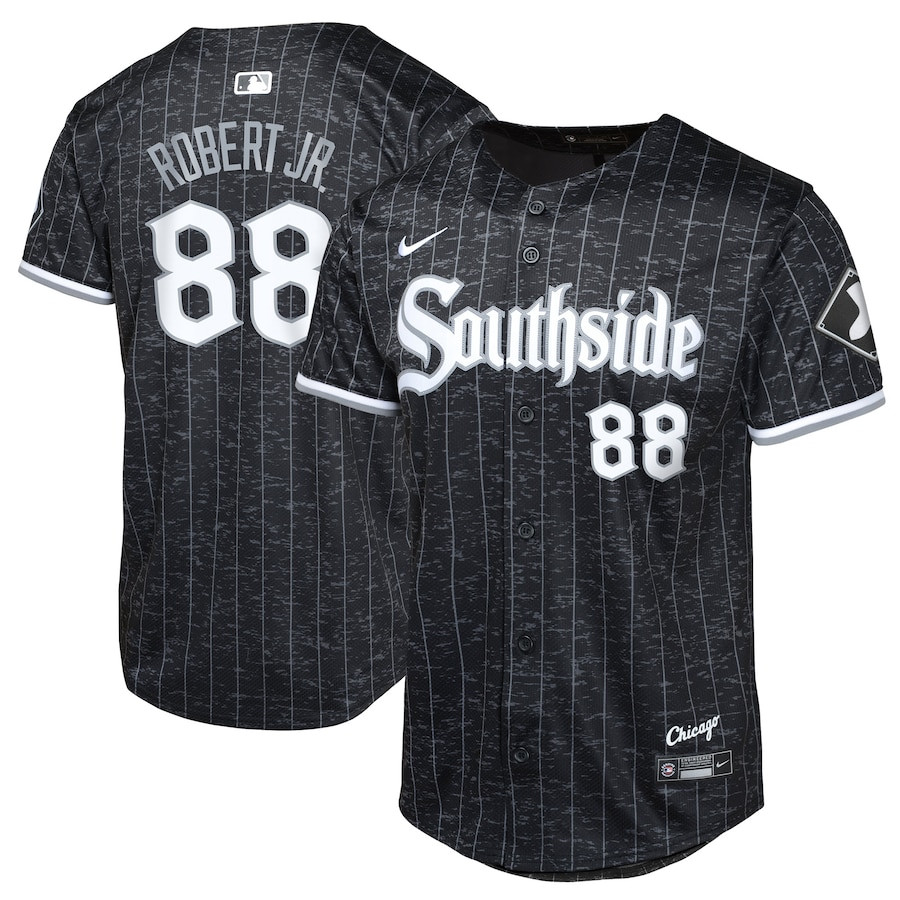 Luis Robert Jr. 88 Chicago White Sox City Connect Limited YOUTH Baseball Jersey - Black
