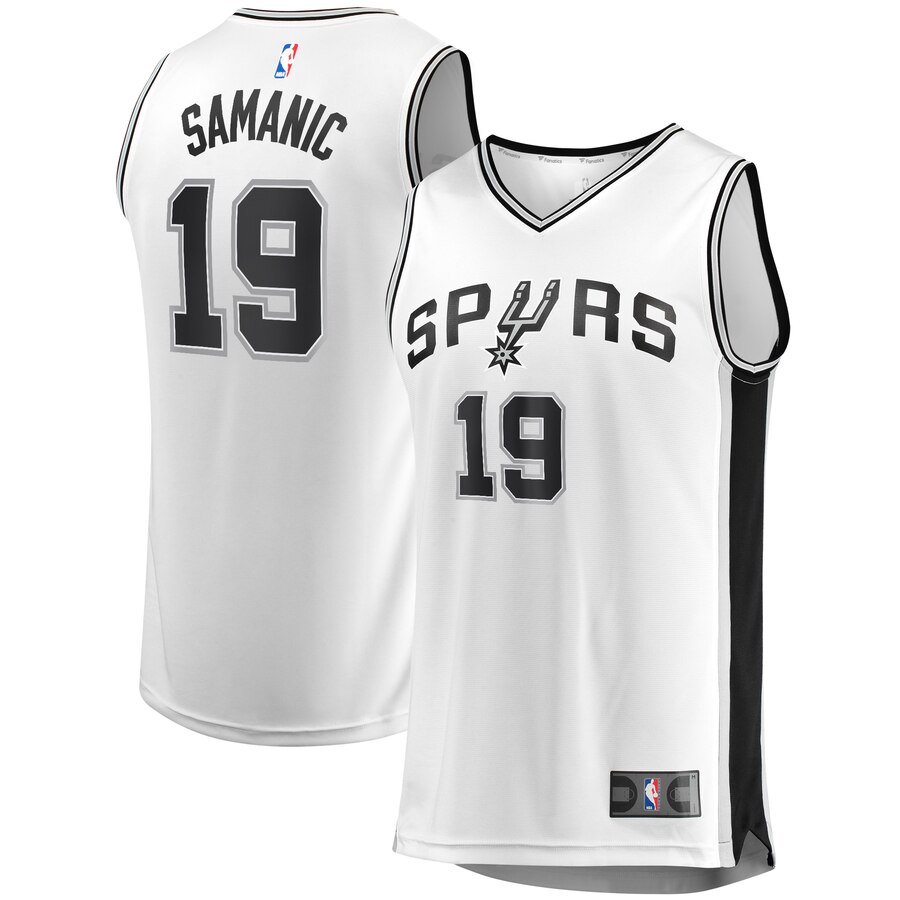 Luka Samanic San Antonio Spurs Fanatics Branded Youth Fast Break Replica Player Basketball Jersey - Association Edition - White