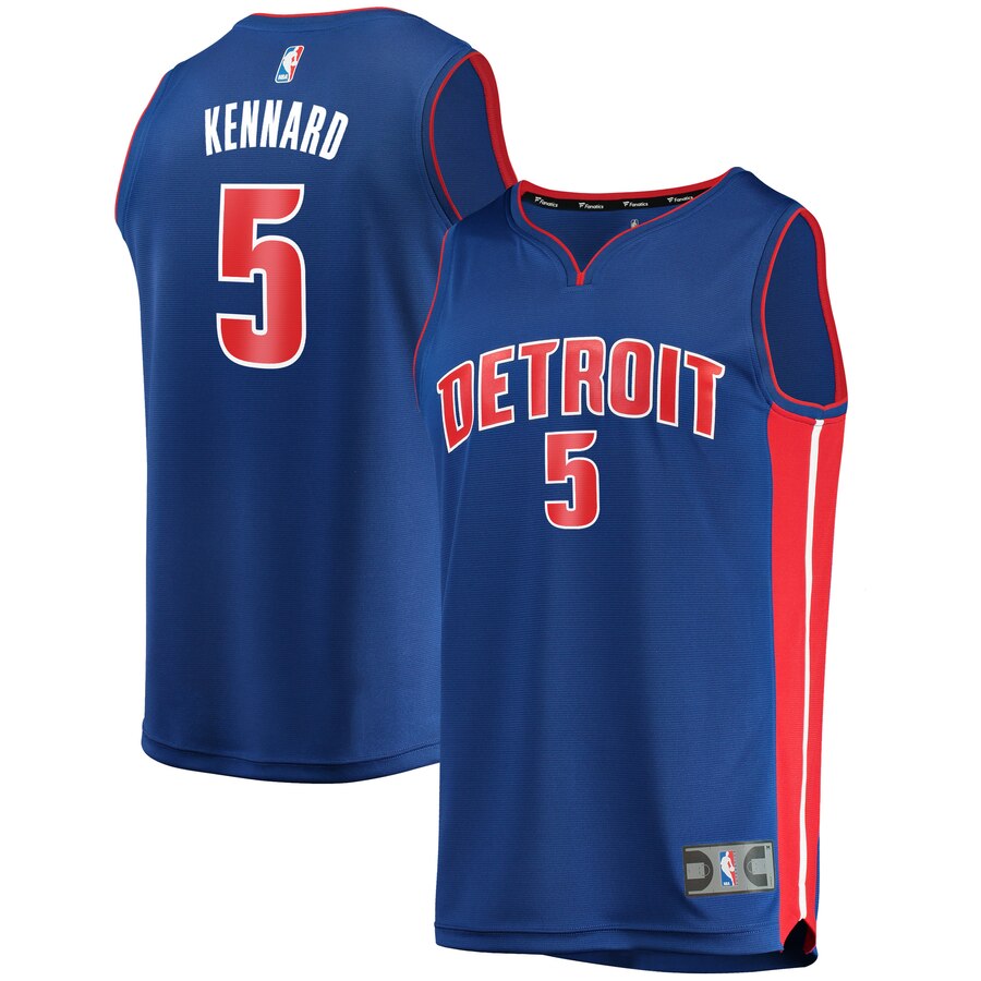 Luke Kennard Detroit Pistons Fanatics Branded Fast Break Replica Player Basketball Jersey - Icon Edition - Blue