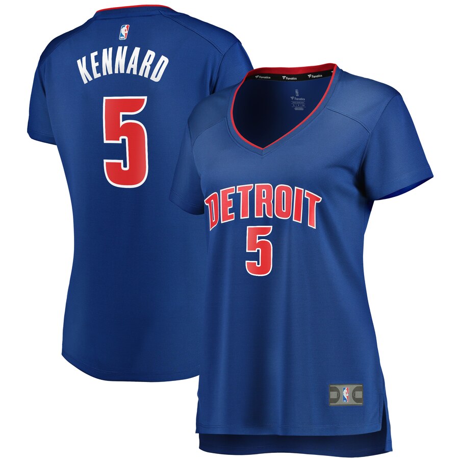 Luke Kennard Detroit Pistons Fanatics Branded Women's Fast Break Replica Player Basketball Jersey - Icon Edition - Blue