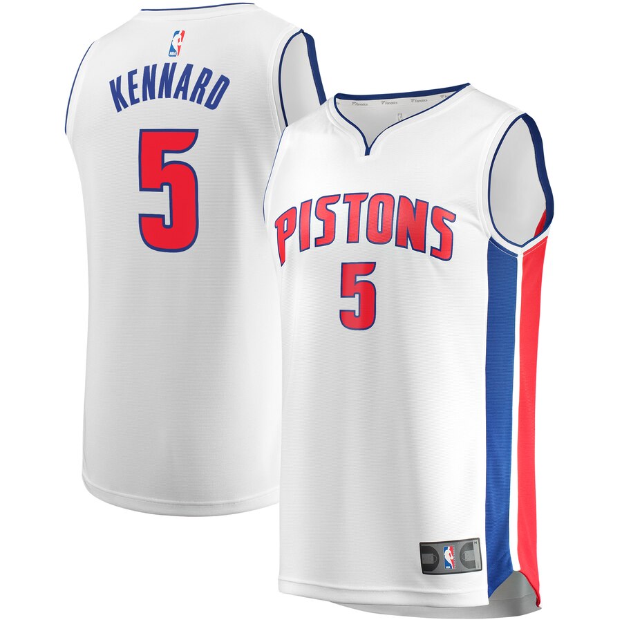 Luke Kennard Detroit Pistons Fanatics Branded Youth Fast Break Replica Player Basketball Jersey - Association Edition - White