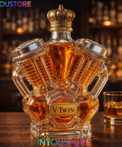 V-Twin Whiskey Bottle