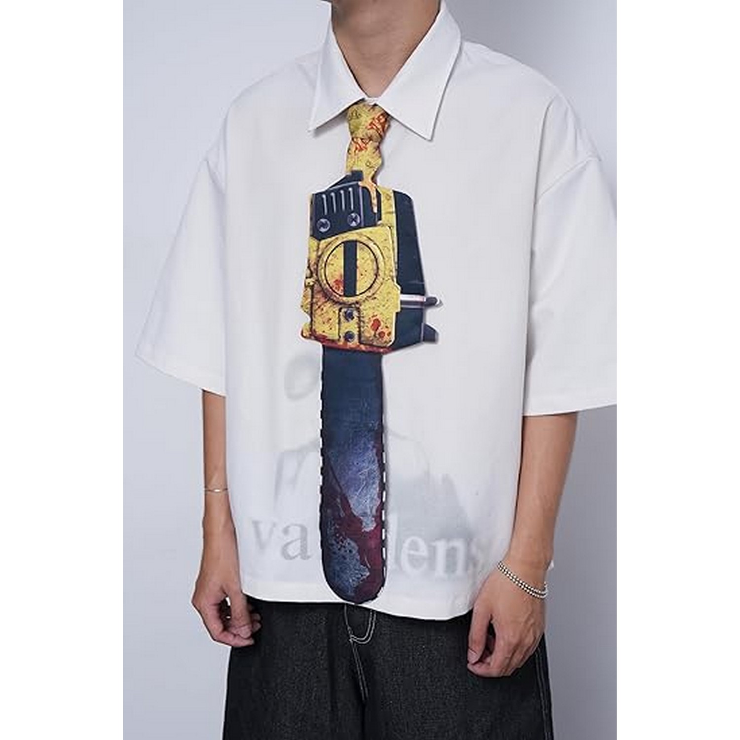 Machines Ties - Chainsaw Tie, Novelty Tie, Tie Accessories Holiday Gift. - Image 3