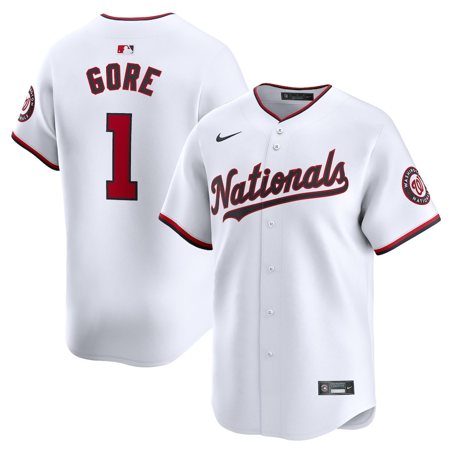MacKenzie Gore 1 Washington Nationals Home Limited Player Men Baseball Jersey - White - JS181 
