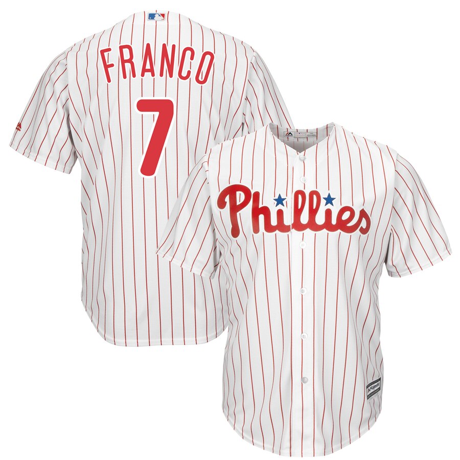Maikel Franco Philadelphia Phillies Majestic Cool Base Player Baseball Jersey - White