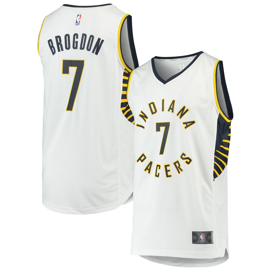 Malcolm Brogdon Indiana Pacers Fanatics Branded Fast Break Replica Player Basketball Jersey - Association Edition - White