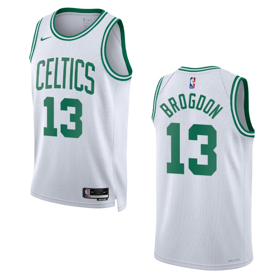 Malcolm Brogdon White Association Edition 2022-23 Boston Celtics Swingman Basketball Jersey