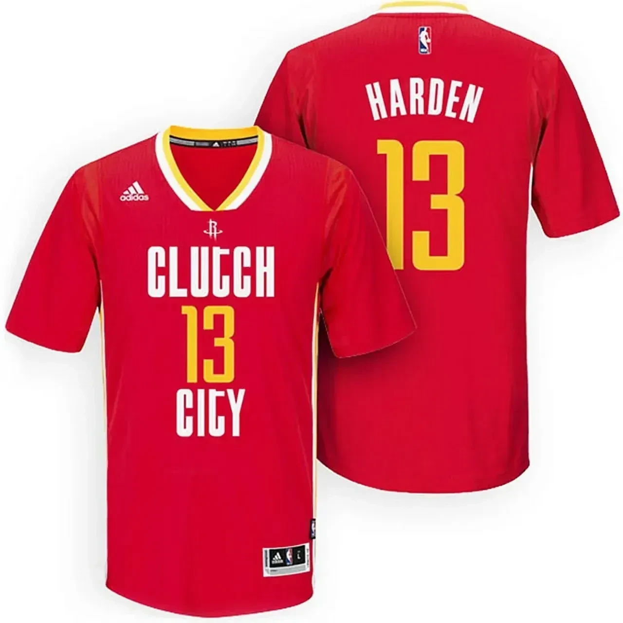 Male Rockets New Uniform-houston 2015-16 Season 13 James Harden New Swingman Clutch City Pride Red Basketball Jersey - JS261 