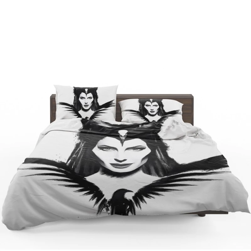 Maleficent Mistress Of Evil Movie Angelina Jolie Bedding Set - Custom Bedding Set
