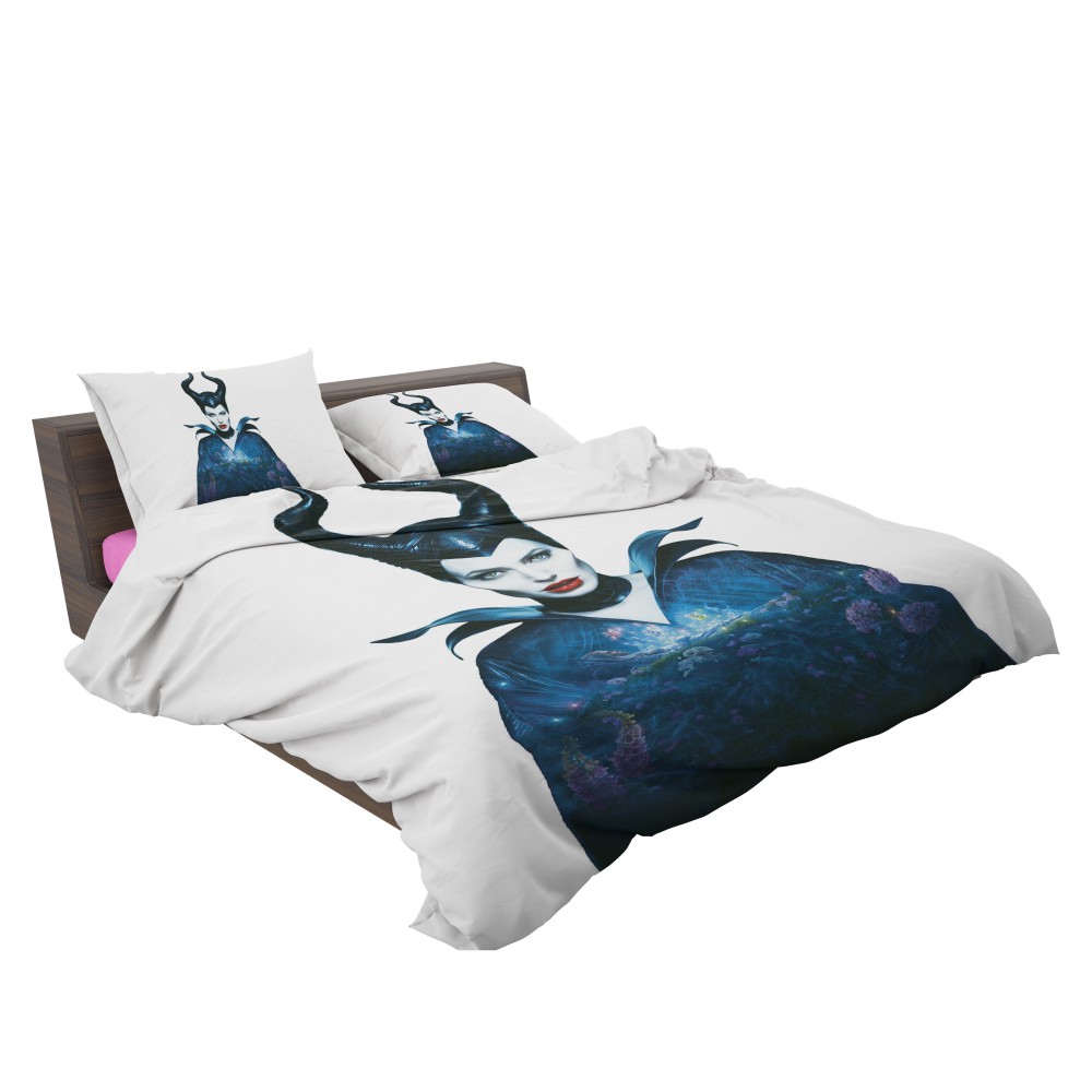 Alternative view of Maleficent Movie Angelina Jolie Horns Fairy Tale Bedding Set - Custom Bedding Set