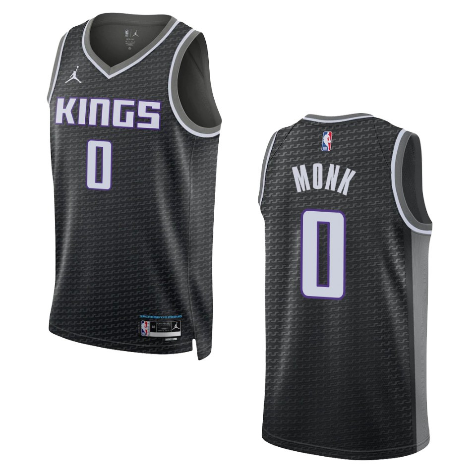 Malik Monk Black Statement Edition 2022-23 Sacramento Kings Swingman Basketball Jersey