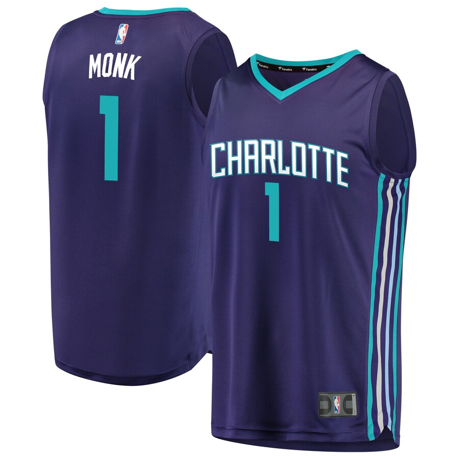 Malik Monk Charlotte Hornets Fanatics Branded Fast Break Replica Player Basketball Jersey - Statement Edition - Purple