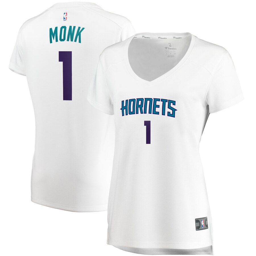 Malik Monk Charlotte Hornets Fanatics Branded Women's Fast Break Replica Player Basketball Jersey - Association Edition - White