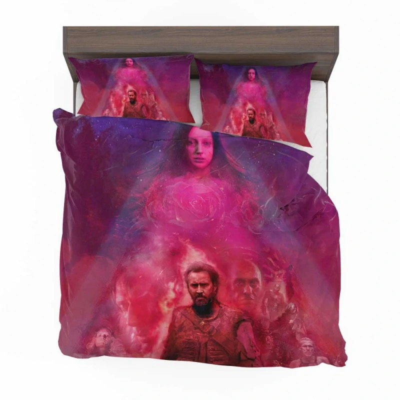 Alternative view of Mandy Movie Nicolas Cage Andrea Riseborough Bedding Set - Custom Bedding Set