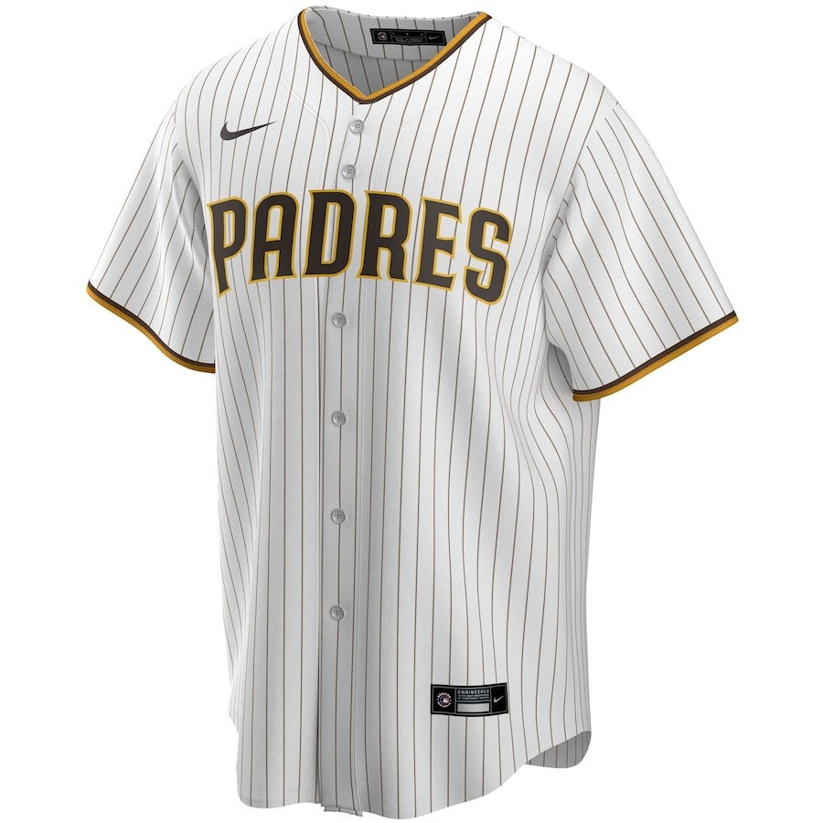 Alternative view of Manny Machado 13 San Diego Padres Alternate Player Baseball Jersey - White 