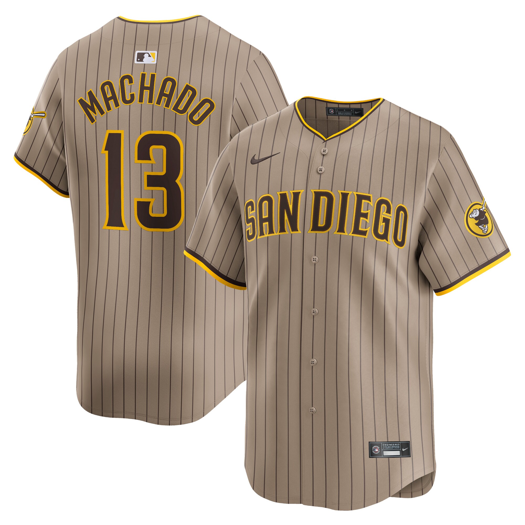 Manny Machado San Diego Padres Alternate Limited Player Baseball JerseyÃƒâ€šÃ‚Â ÃƒÂ¢Ã¢â€šÂ¬Ã¢â‚¬Å“ Tan