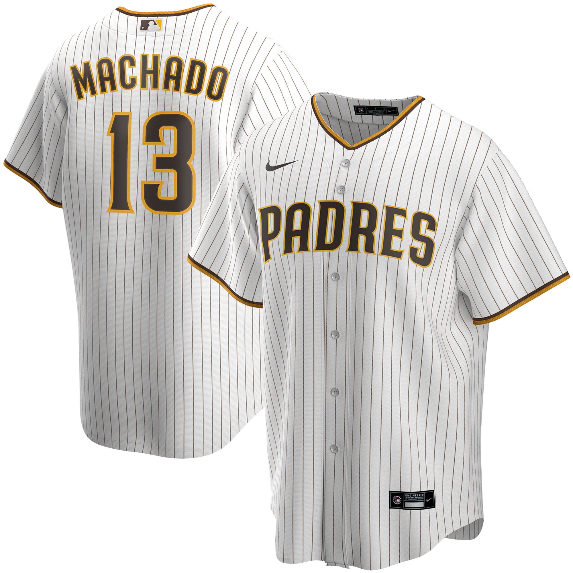 Manny Machado San Diego Padres Alternate Replica Player Baseball Jersey – Tan