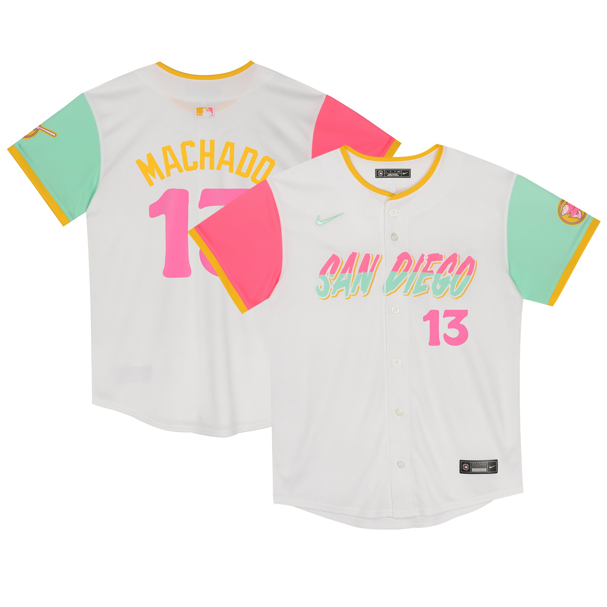 Manny Machado San Diego Padres Preschool City Connect Limited Player Baseball Jersey - White
