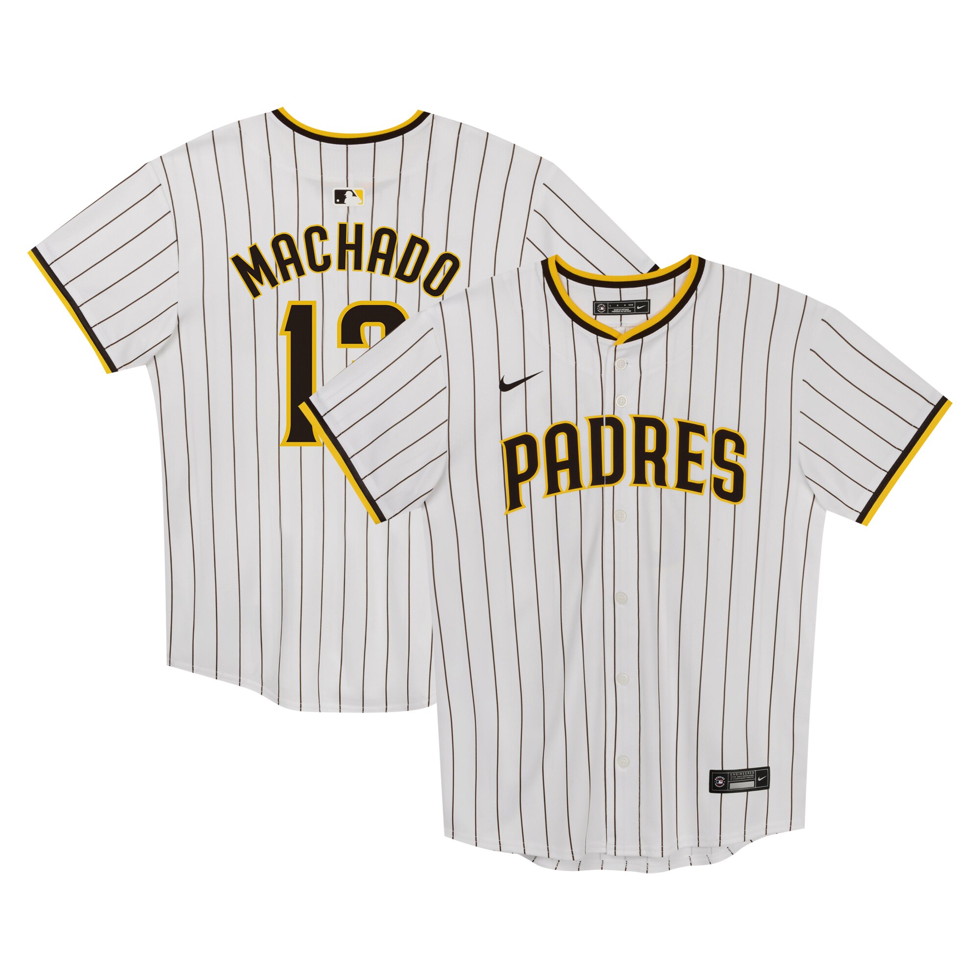 Manny Machado San Diego Padres Preschool Home Game Baseball Jersey - White