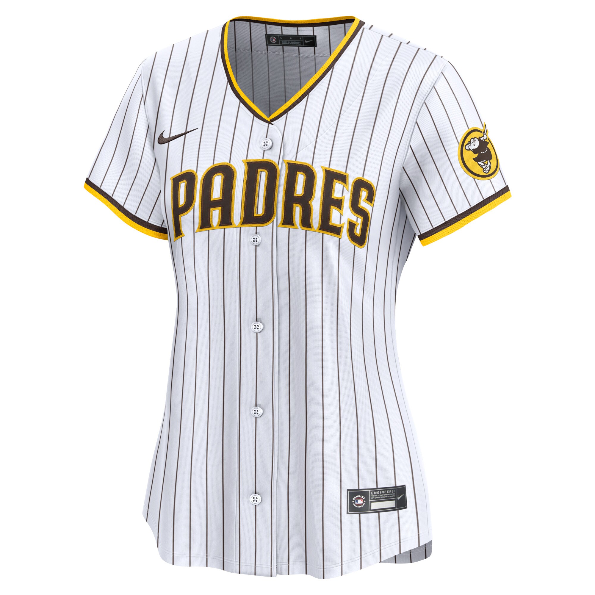 Alternative view of Manny Machado San Diego Padres Women's Home Limited Player Baseball Jersey - White