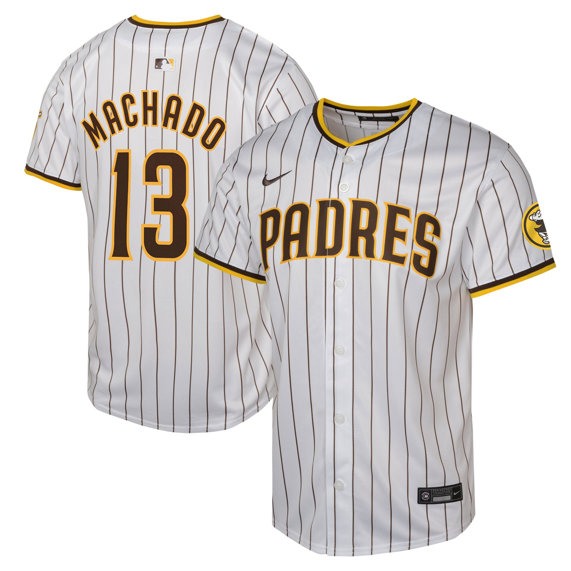 Manny Machado San Diego Padres Youth Alternate Limited Player Baseball Jersey - Sand