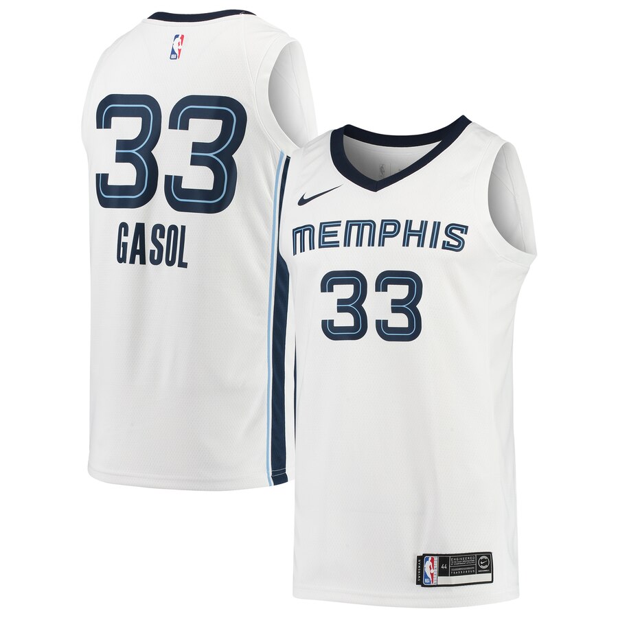 Marc Gasol Memphis Grizzlies Swingman Basketball Jersey - White