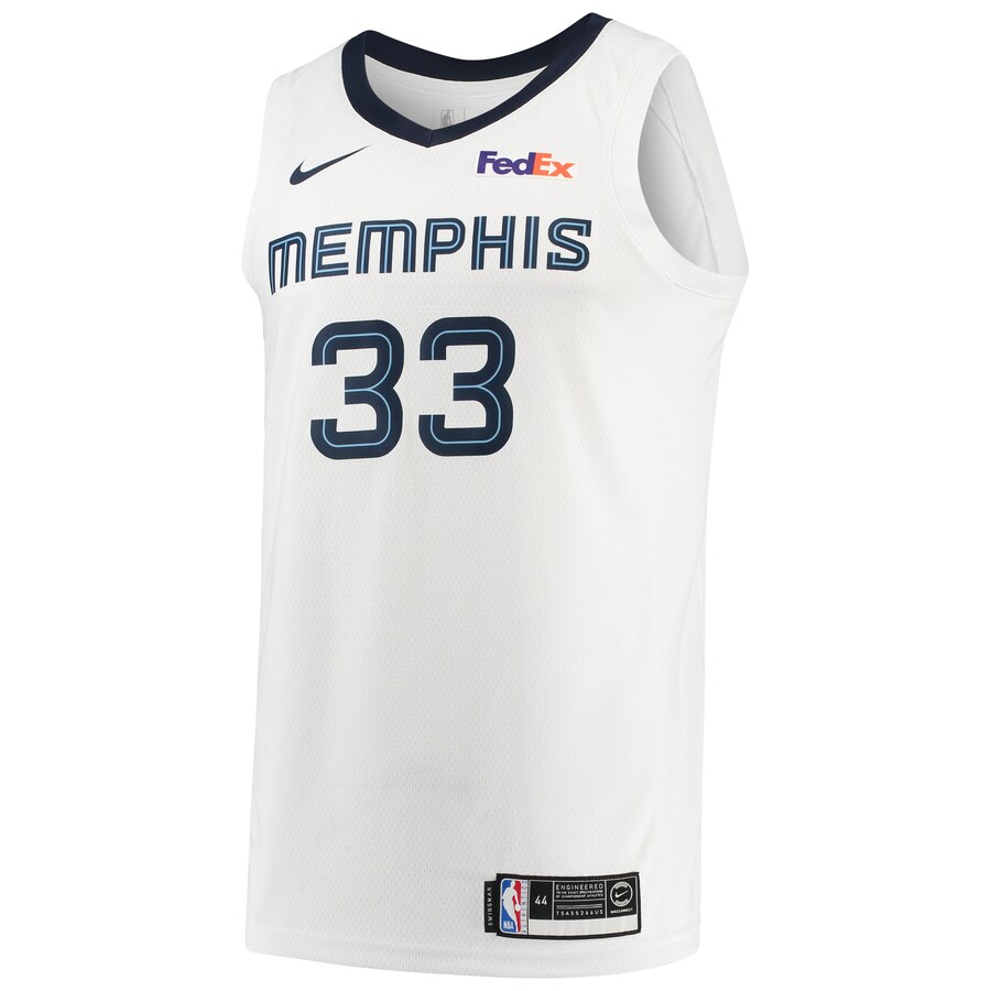 Alternative view of Marc Gasol Memphis Grizzlies Swingman Player Basketball Jersey - Association Edition - White