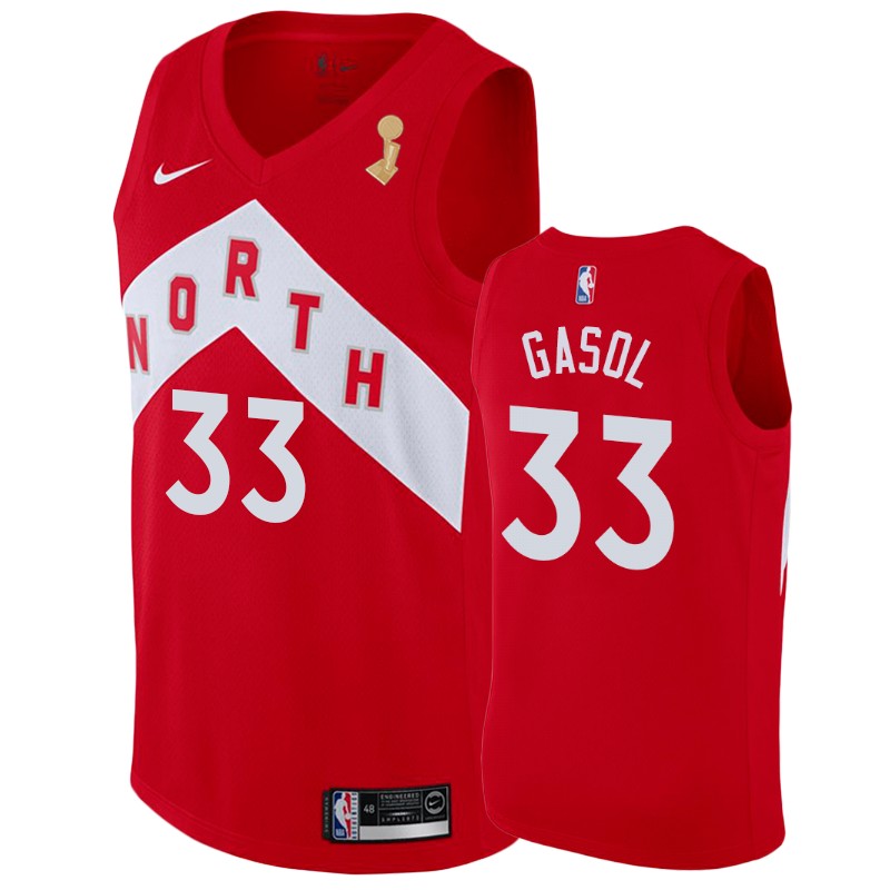 Marc Gasol Toronto Raptors 2019 Nba Finals Champions Men's Earned Basketball Jersey