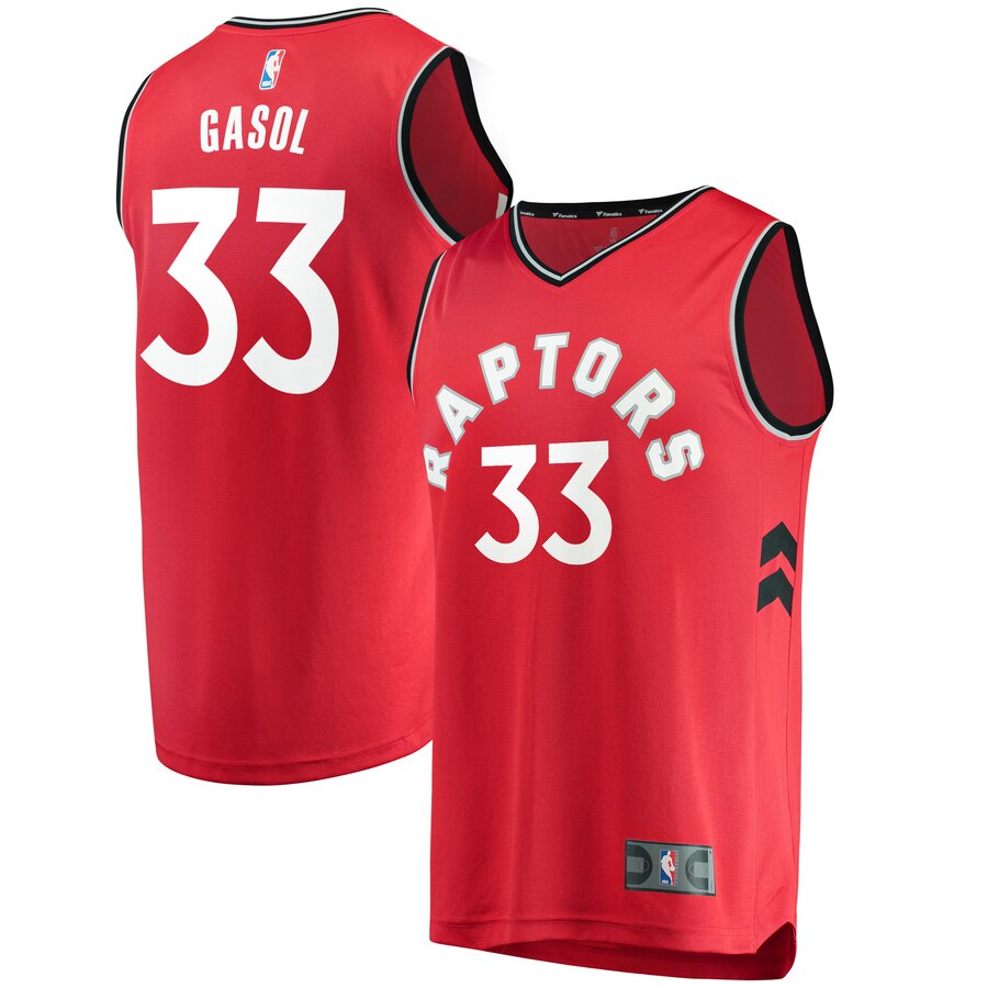 Marc Gasol Toronto Raptors Fanatics Branded Fast Break Replica Basketball Jersey - Icon Edition - Red