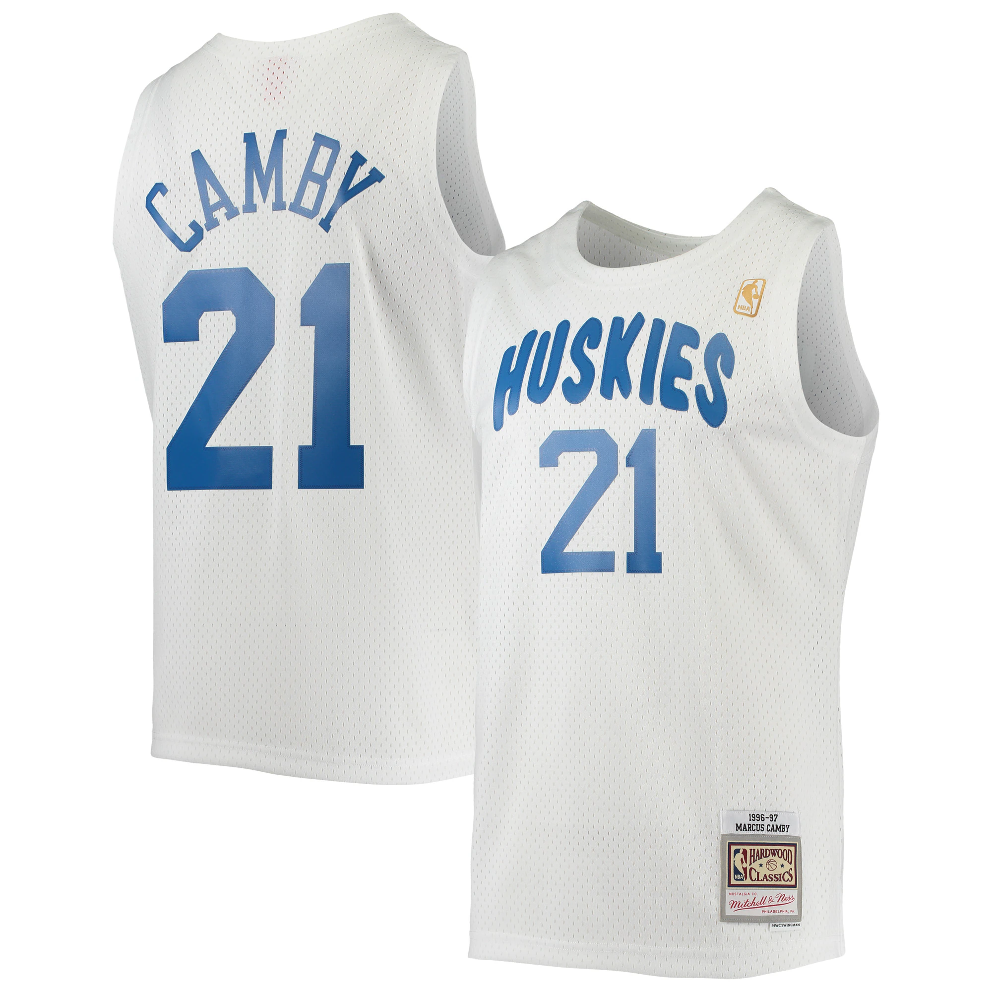 Marcus Camby Toronto Raptors Mitchell & Ness 1996/97 Hardwood Classics Swingman Basketball Jersey - White