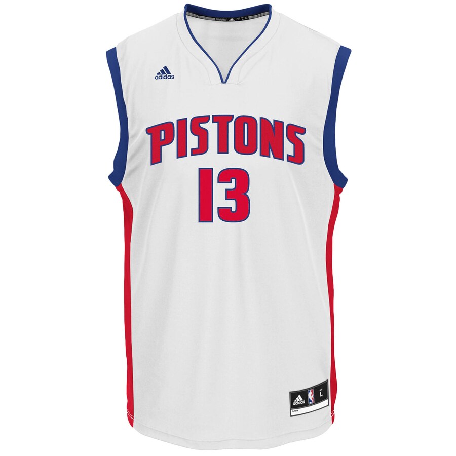 Alternative view of Marcus Morris Detroit Pistons Adidas Home Replica Basketball Jersey - White
