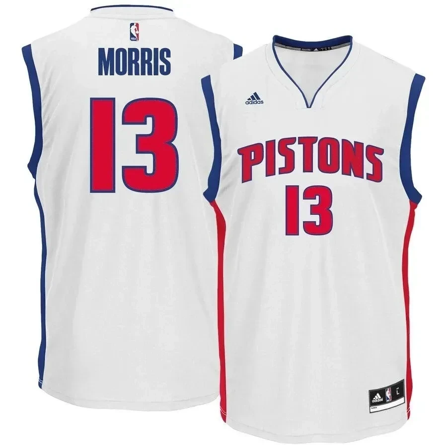 Marcus Morris Detroit Pistons Home Basketball Jersey - White - JS242 