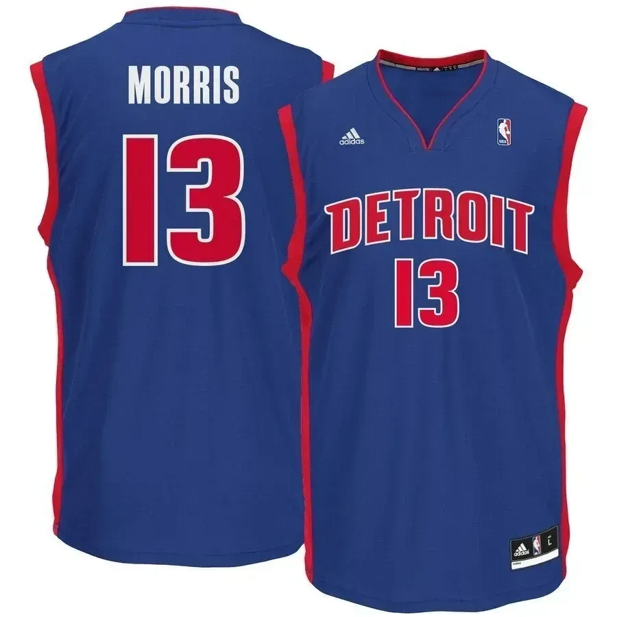 Marcus Morris Detroit Pistons Road Basketball Jersey - Royal - JS765 