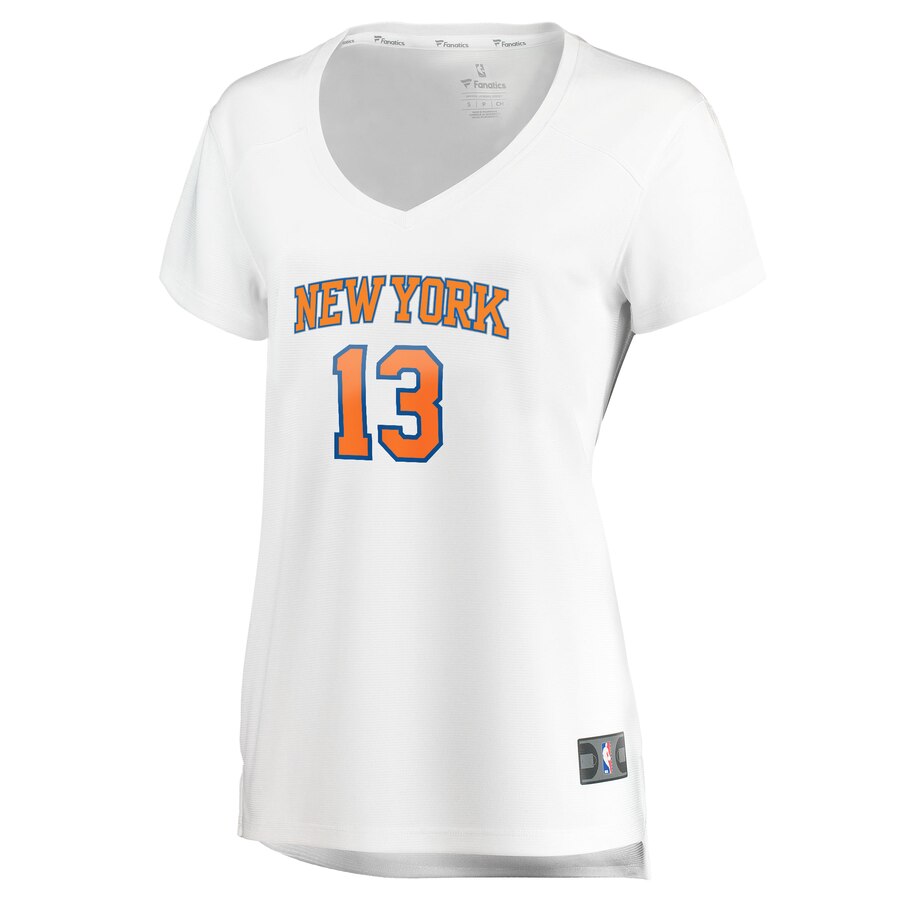 Alternative view of Marcus Morris New York Knicks Fanatics Branded Women's Fast Break Player Replica Basketball Jersey - Association Edition - White