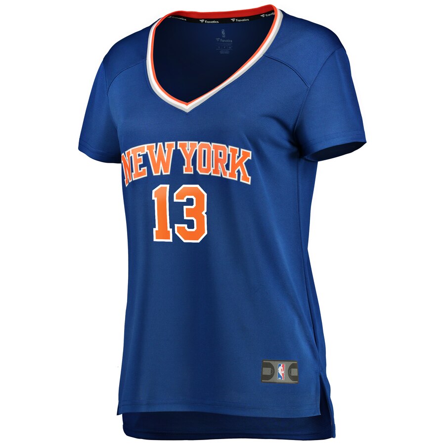 Alternative view of Marcus Morris New York Knicks Fanatics Branded Women's Fast Break Player Replica Basketball Jersey - Icon Edition - Blue