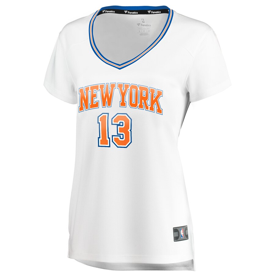 Alternative view of Marcus Morris New York Knicks Fanatics Branded Women's Fast Break Player Replica Basketball Jersey - Statement Edition - White