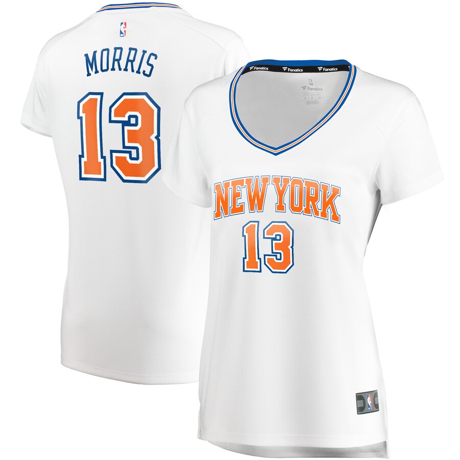 Marcus Morris New York Knicks Fanatics Branded Women's Fast Break Player Replica Basketball Jersey - Statement Edition - White