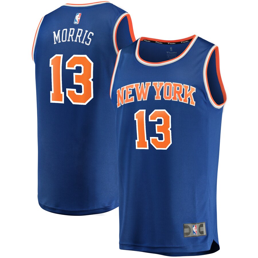 Marcus Morris New York Knicks Fanatics Branded Youth Fast Break Replica Player Basketball Jersey - Icon Edition - Blue