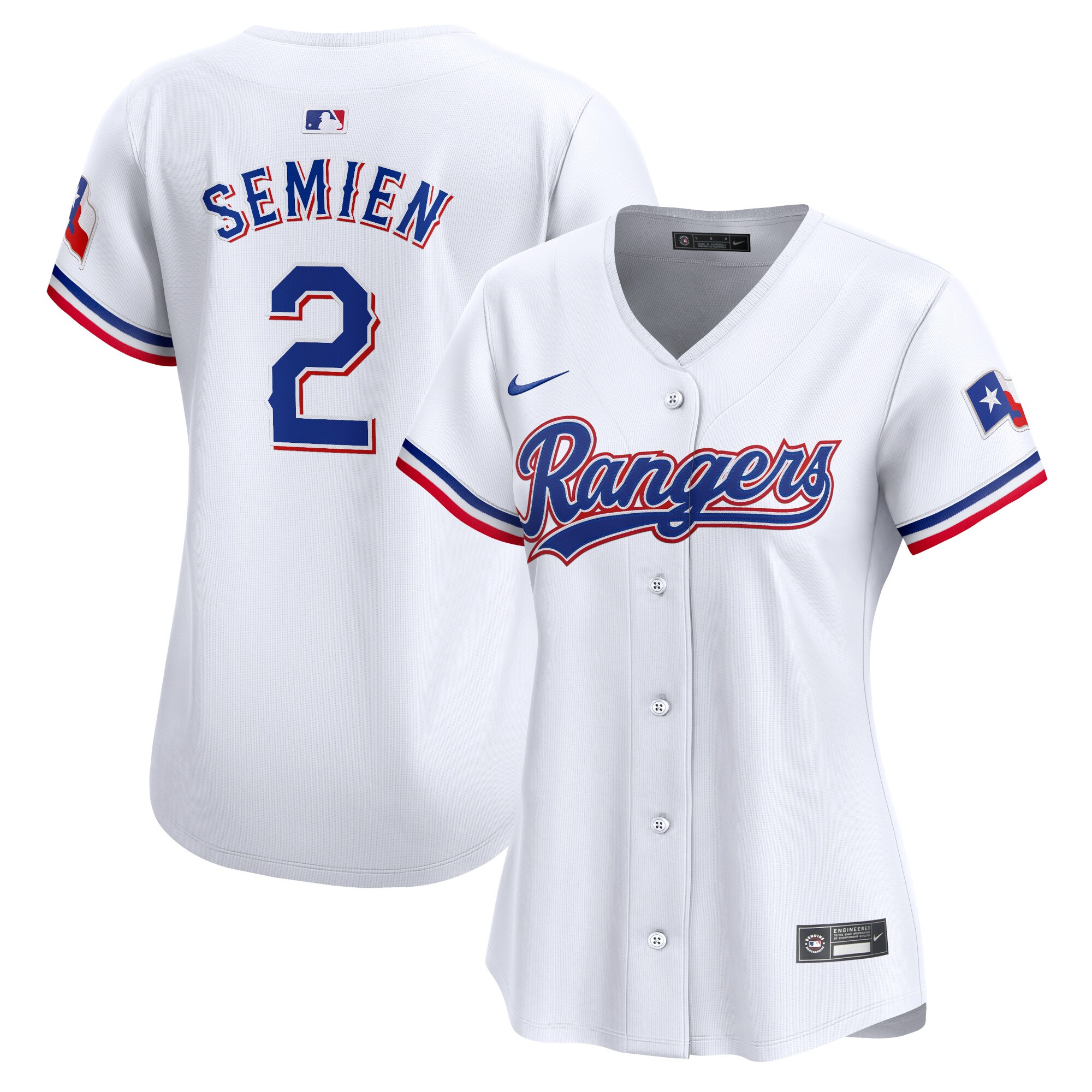 Marcus Semien Texas Rangers Women's Home Limited Player Baseball Jersey - White