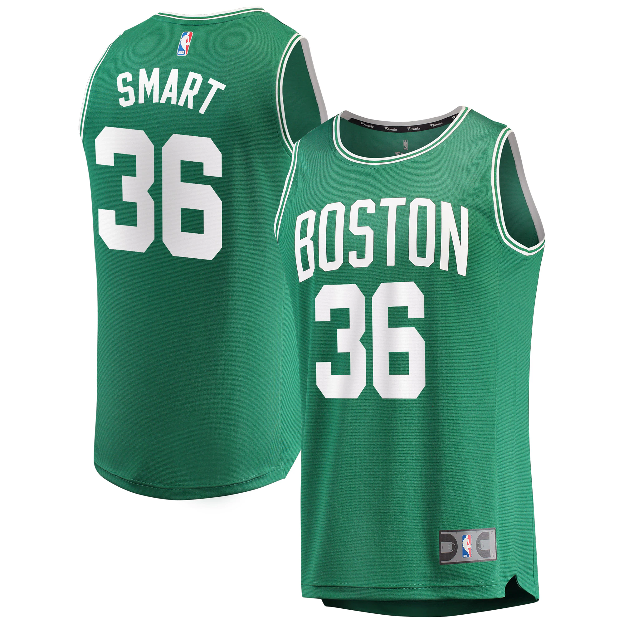 Marcus Smart Boston Celtics Fanatics Branded Fast Break Replica Player Basketball Jersey - Green