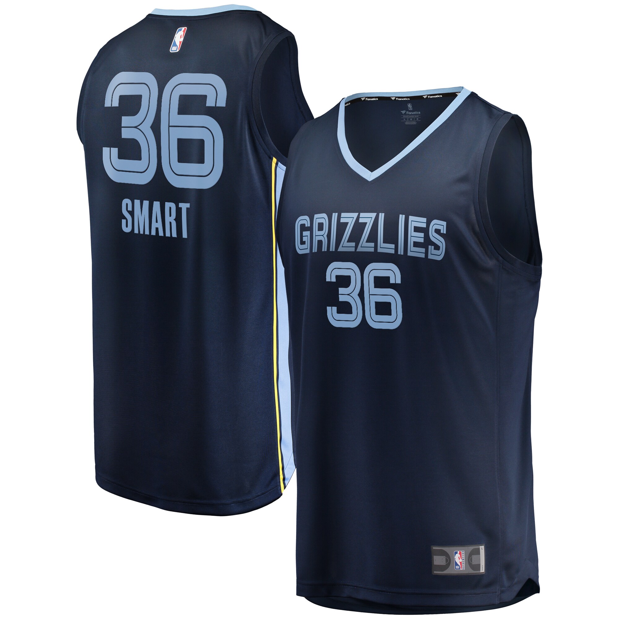 Marcus Smart Memphis Grizzlies Fanatics Fast Break Player Basketball Jersey - Icon Edition - Navy