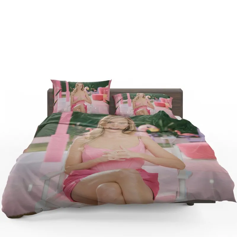 Margot Robbie Barbies Dream Cast Bedding Set - Custom Bedding Set