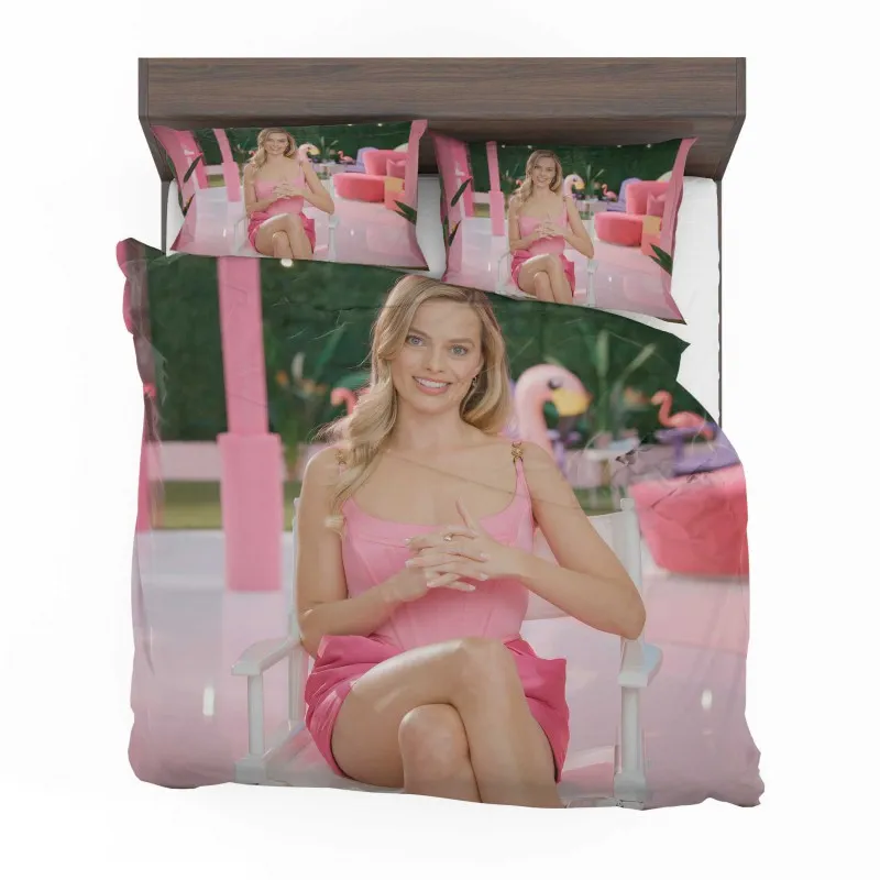Alternative view of Margot Robbie Barbies Dream Cast Bedding Set - Custom Bedding Set