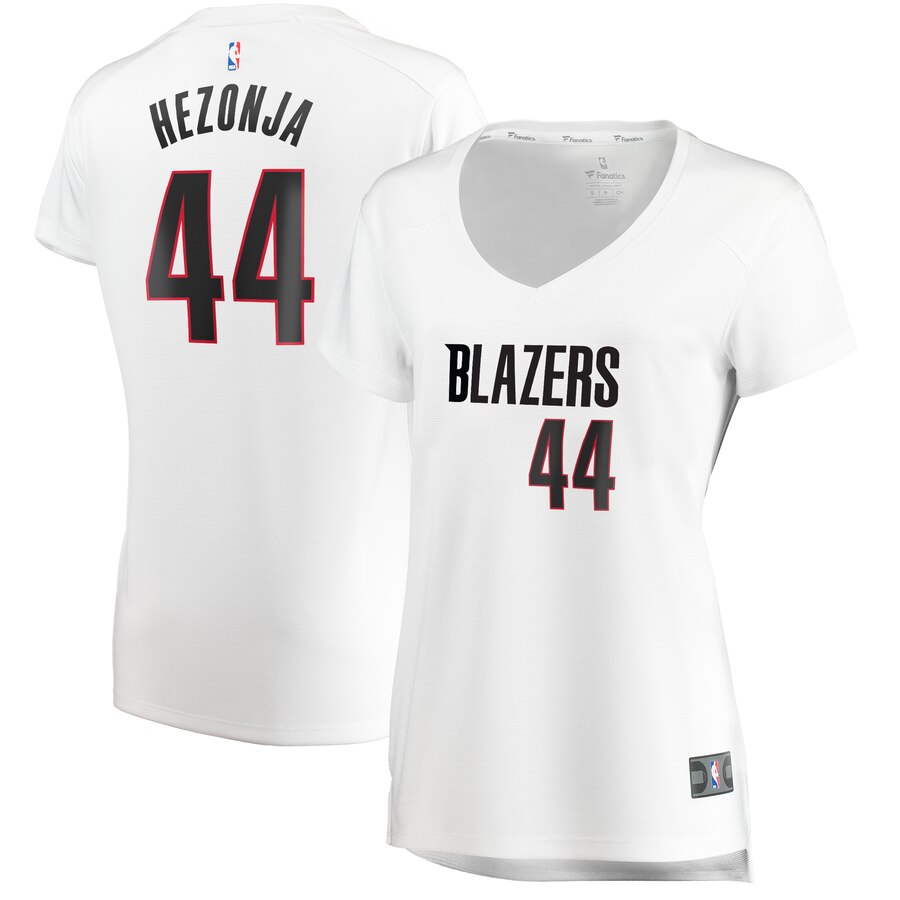 Mario Hezonja Portland Trail Blazers Fanatics Branded Women's Fast Break Replica Basketball Jersey White - Association Edition