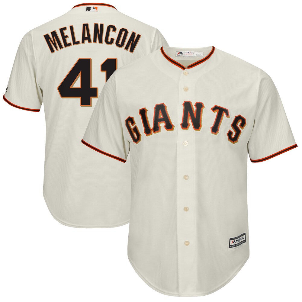Mark Melancon San Francisco Giants Majestic Cool Base Alternate Player Baseball Jersey - Cream