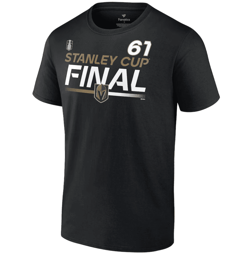 Alternative view of Mark Stone 61 Vegas Golden Knights 2023 Stanley Cup Final Men T-Shirt - Black - JS241 