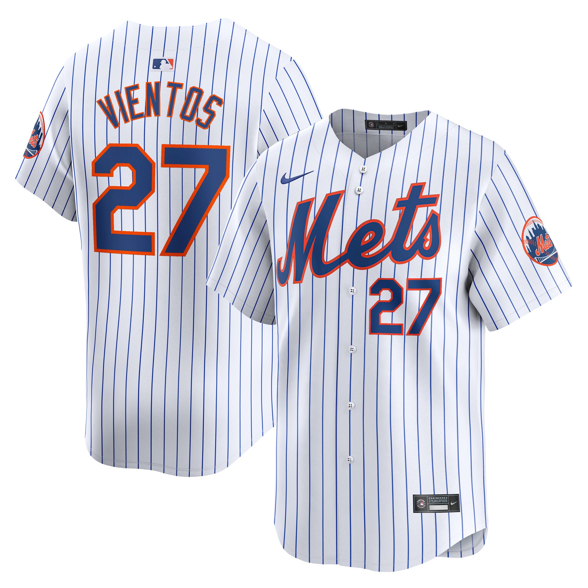Mark Vientos New York Mets Home Limited Player Baseball Jersey - White