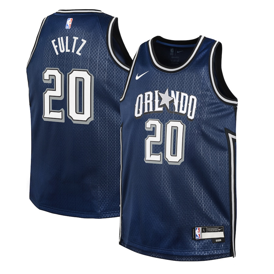 Markelle Fultz 20 Orlando Magic 2023/24 City Edition Swingman YOUTH Basketball Jersey - Navy - JS629 