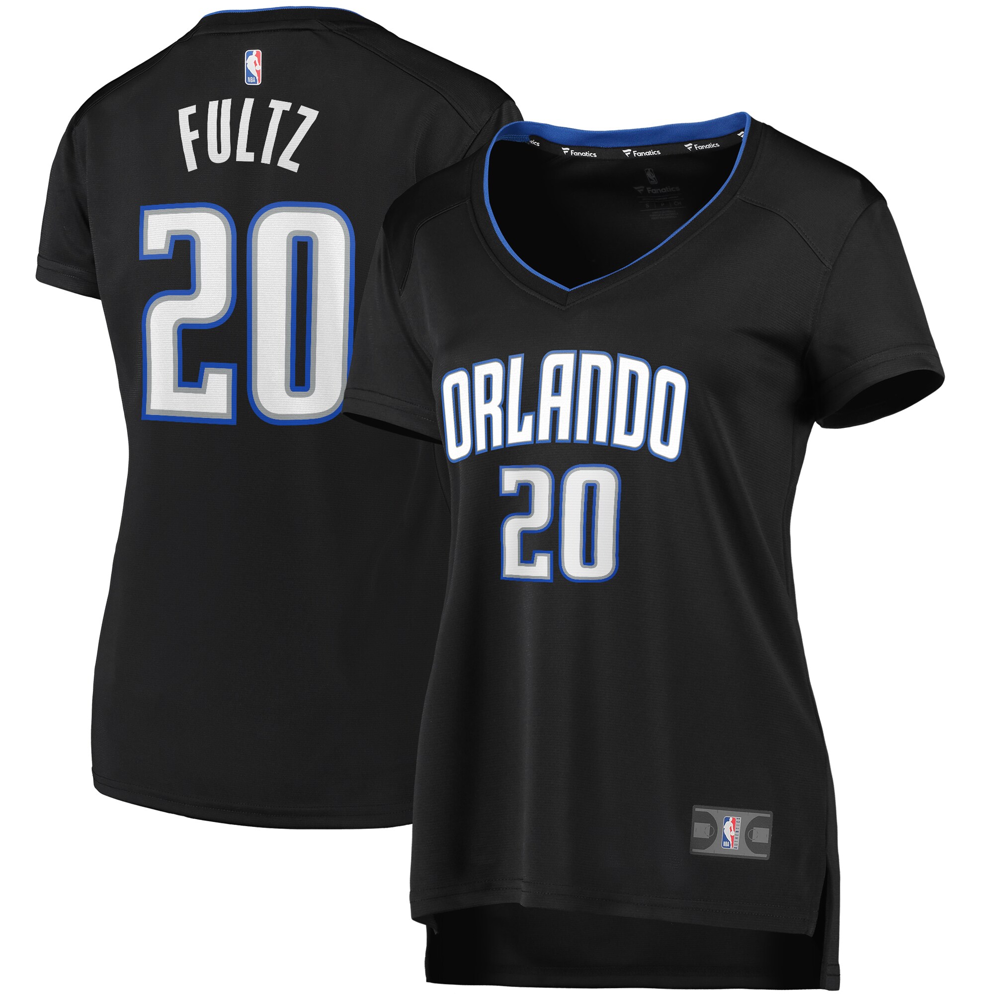 Markelle Fultz Orlando Magic Fanatics Branded Women's 2019 Fast Break Replica Player Basketball Jersey Black - Icon Edition
